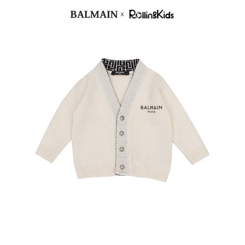 BALMAIN 儿童针织开衫外套上衣丨RollingKids