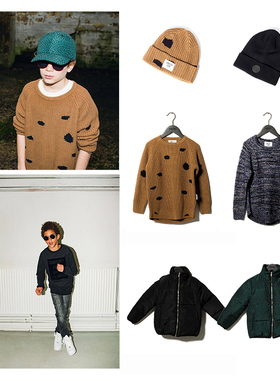 RollingKids丨Someday Soon 儿童针织帽子毛衣秋冬上衣外套SS777