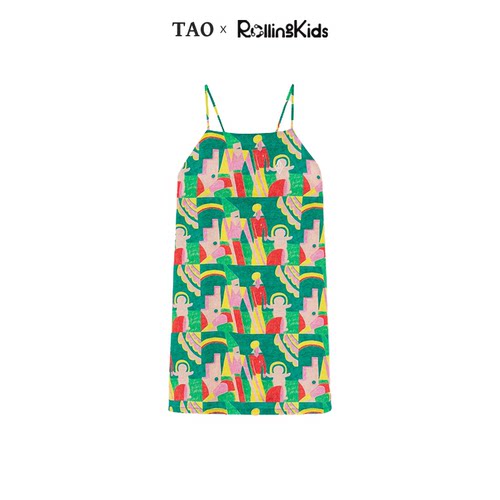 T.A.O 女童连衣裙休闲吊带连衣裙子丨RollingKids