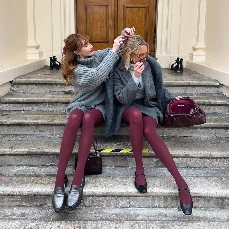 酒红裤袜天鹅绒红色袜新年复古红打底连裤袜显瘦过年氛围感裤袜,女士内衣/男士内衣/家居服,连裤袜/打底袜,淘宝优惠券,粉丝福利购,淘宝优惠卷