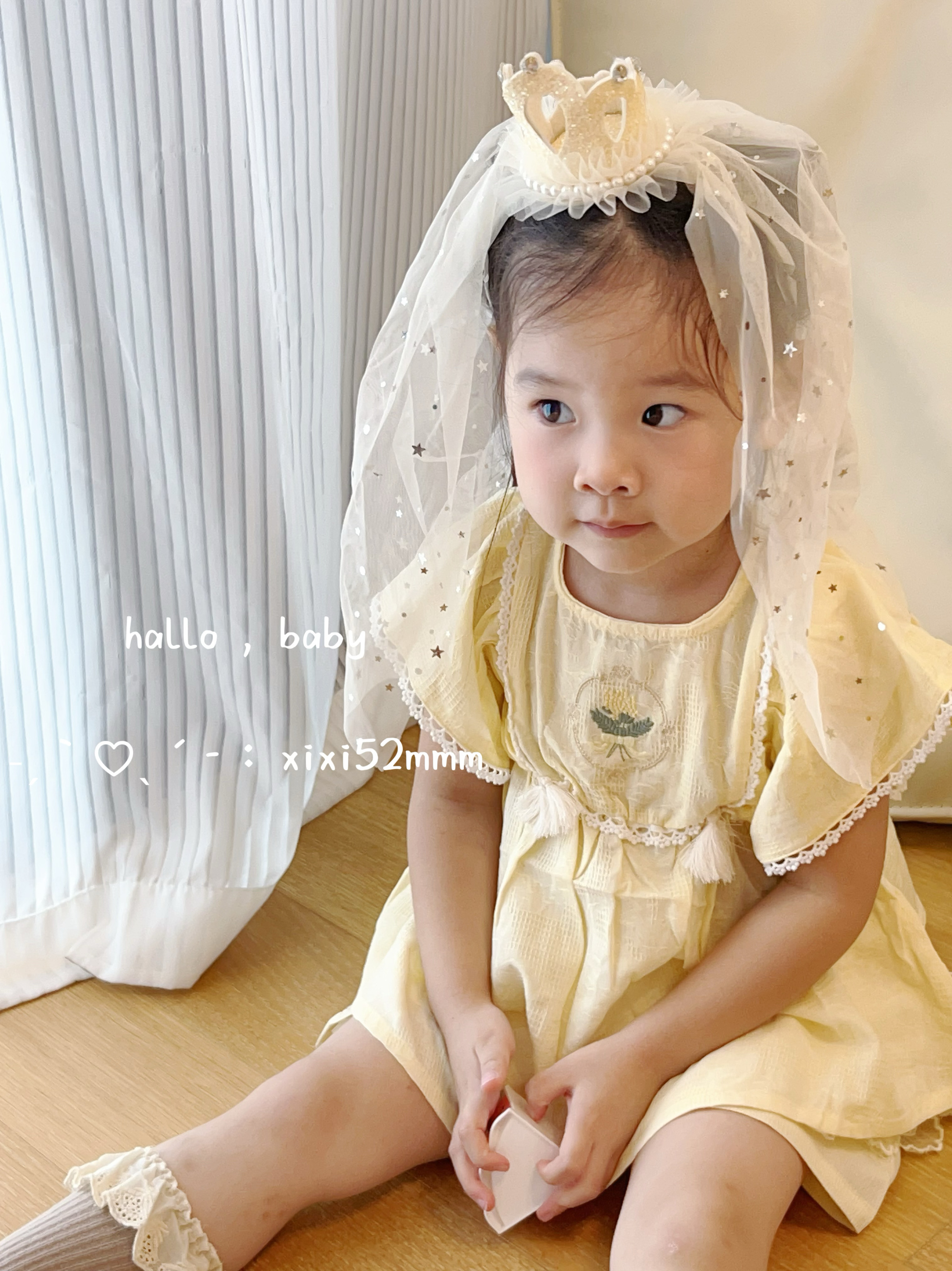 现-日单cottoli小木马女宝纱布分体刺绣碎花蕾丝两件套飞袖无袖