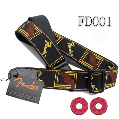 家驹同款F背带，带防滑胶垫提花织带刺绣吉他背带电木吉他贝斯