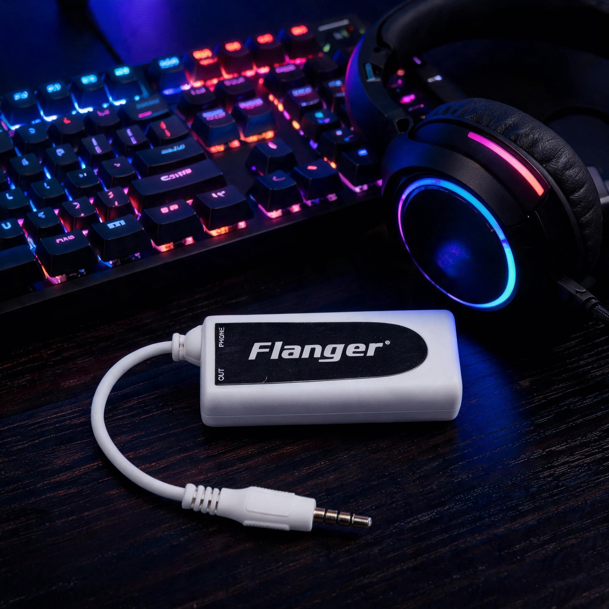 Flanger FC-21手机内录声卡 iPhone ipad软件效果器声卡