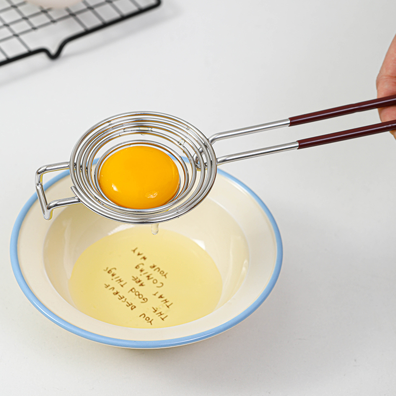 蛋清蛋黄分离器304不锈钢家用蛋白蛋液分离过滤器分蛋漏蛋器神器