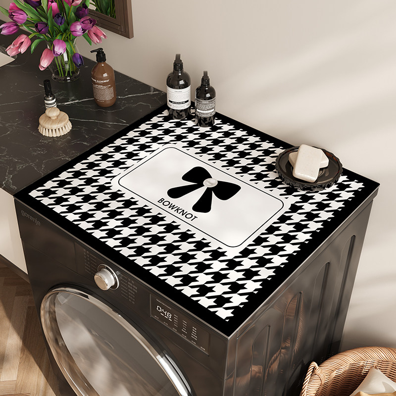 复古洗衣机盖垫防水防晒冰箱防尘盖布皮革家具保护膜床头柜防尘罩,居家布艺,万能盖巾,淘宝优惠券,粉丝福利购,淘宝优惠卷