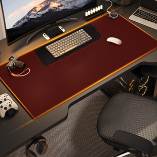 分区加热垫冬天大号办公室黑科技工位暖桌垫发热鼠标垫女生暖手垫