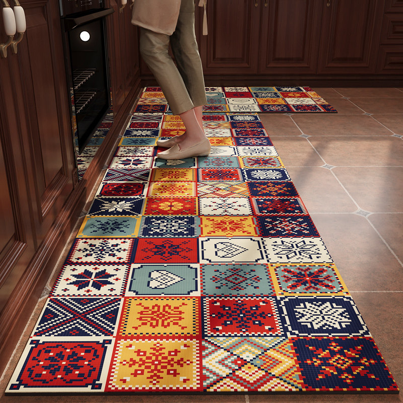 美式厨房专用地垫防滑防油可擦免洗硅藻泥防水吸油水垫地毯脚垫子,居家布艺,厨房地垫,淘宝优惠券,粉丝福利购,淘宝优惠卷