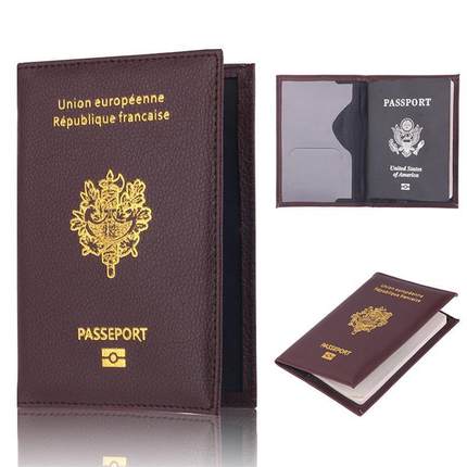 EU France passport cover passport case欧盟法国护照卡套holder