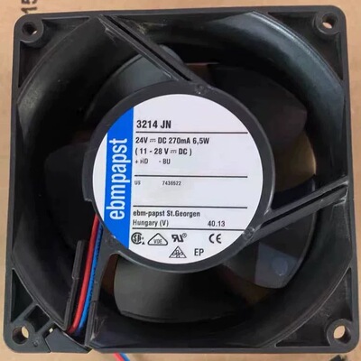 全新EBM德国3214J/2N/JN/JH4/39HU/2HP/2H3PR/2H4P 24V变频器风扇