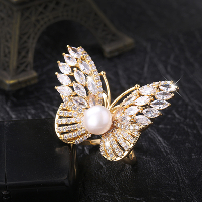 奢华锆石高闪新品丝巾扣