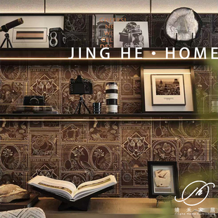 样板间书房客厅多功能房卧室摄影主题摆件相机镜头模型书挂画饰品