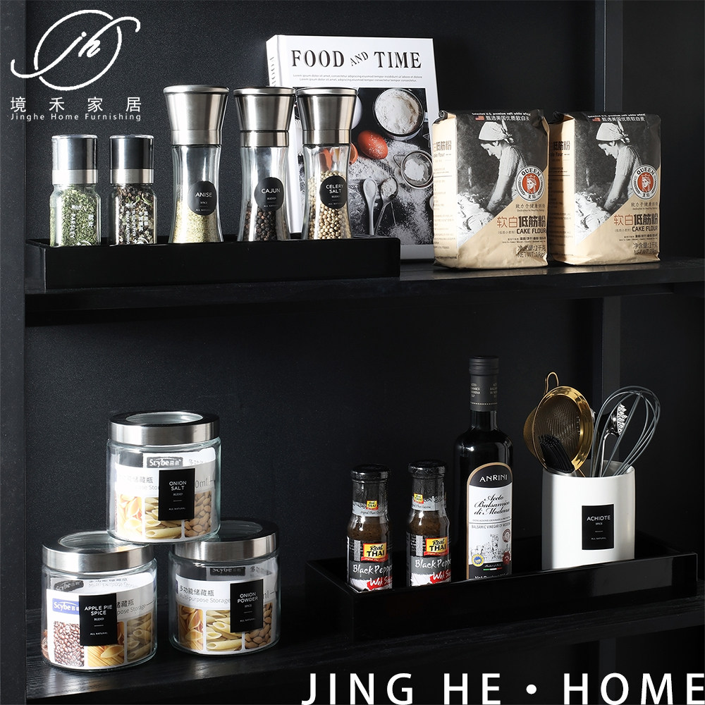 厨房储物罐调料面粉制作工具研磨器纸袋摆件样板房展厅橱柜装饰品,家居饰品,家饰软装搭配套装,淘宝优惠券,粉丝福利购,淘宝优惠卷