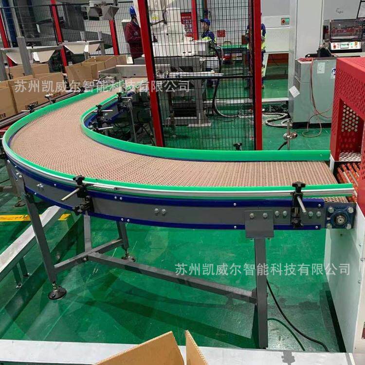 纸箱周转筐异型转弯输送矿泉MAGA-102水膜生包流产线主机对水接到