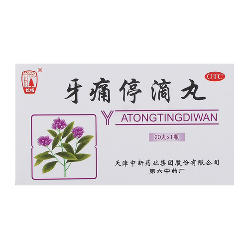 【松栢】牙痛停滴丸40mg*20丸*1瓶/盒