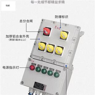 防爆配电箱照明控制箱动力箱防爆检修插座箱开关电控柜接线盒定制