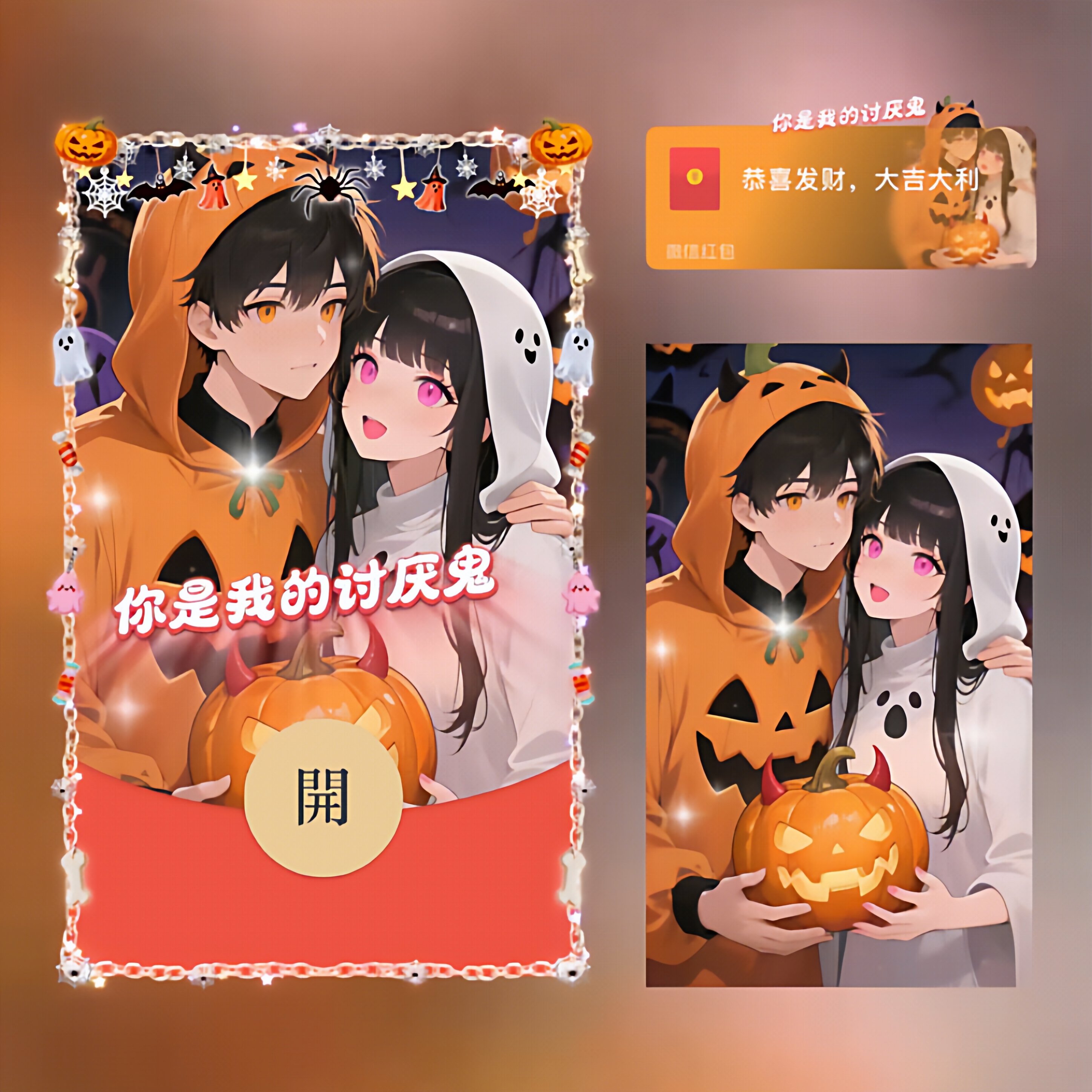 你是我的讨厌鬼 微信红包封面 序列号 67000 动态仪式感 可爱唯美