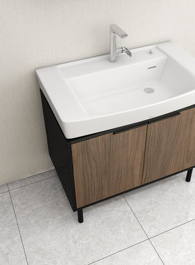 【补贴15%】TOTO浴室柜组合LBDA080KL/KC/MD/MW陶瓷智洁盆浴室柜