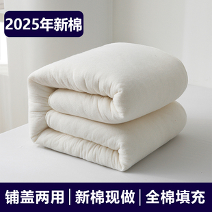 定制新疆棉花被纯棉被子棉絮床垫被春秋被芯褥子加厚保暖学生冬被