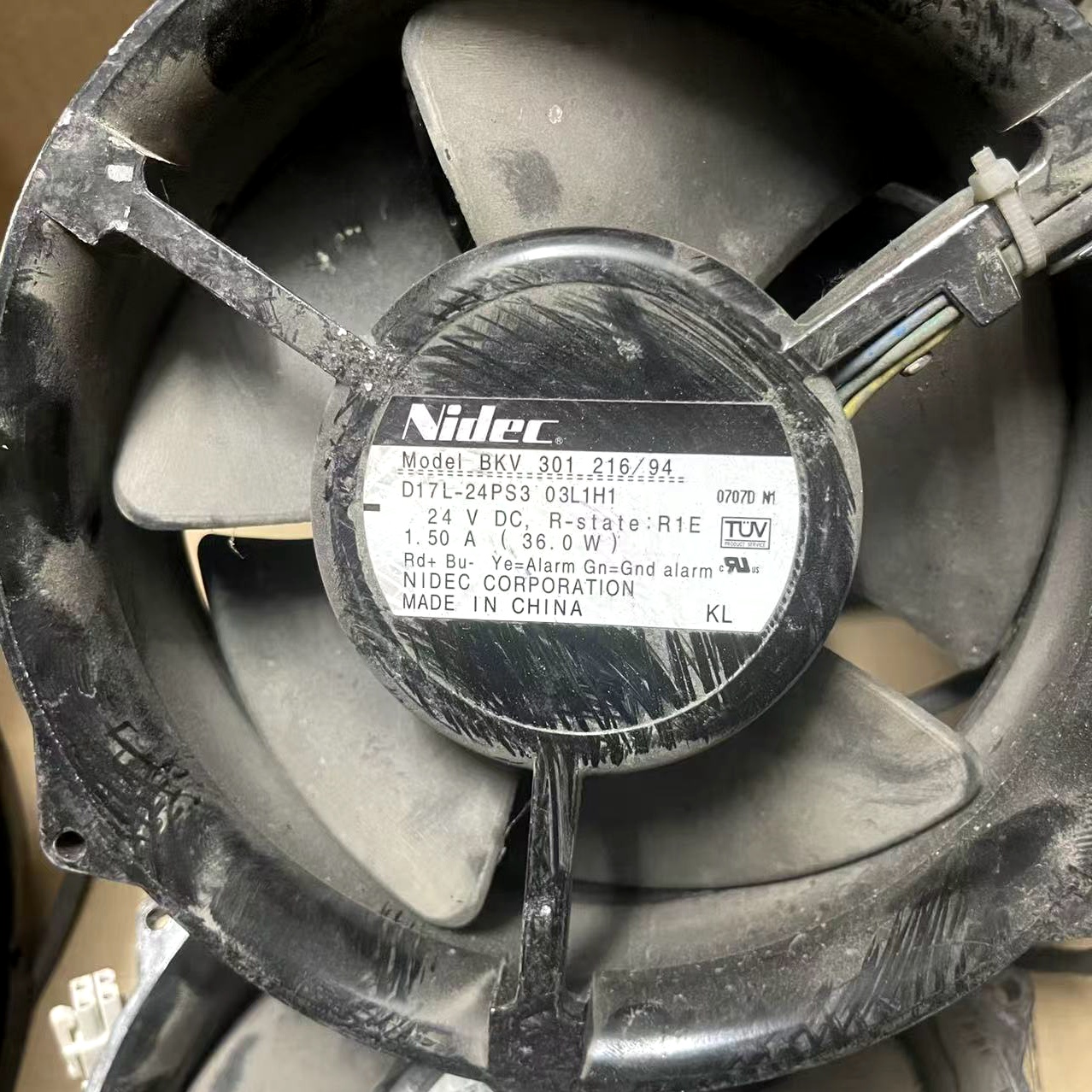 全新NIDEC  24V变频器风扇BKV 301 216/94 96 D17L-24PS3 03L 1H1