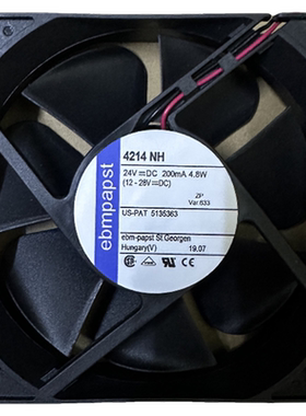 全新4214NH原装德国ebmpapst 24V 12032 4.8W 变频器散热风扇风机