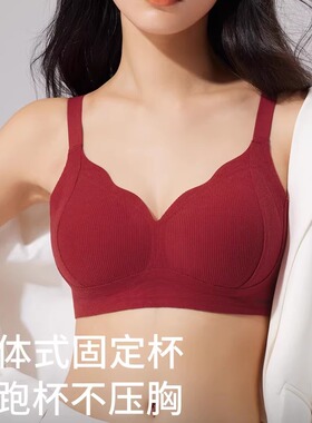 SXJ罗纹磨毛提拉内衣环保固定杯软支撑聚拢无痕无钢圈文胸