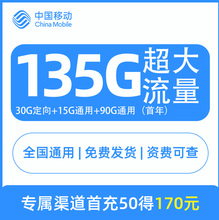 手机卡纯流量卡无线限上网卡电话校园卡4G5g号卡大流量全国通用