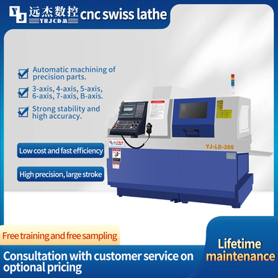 China Swiss Type 5 Axes Cnc Lathe With  Functions Machining