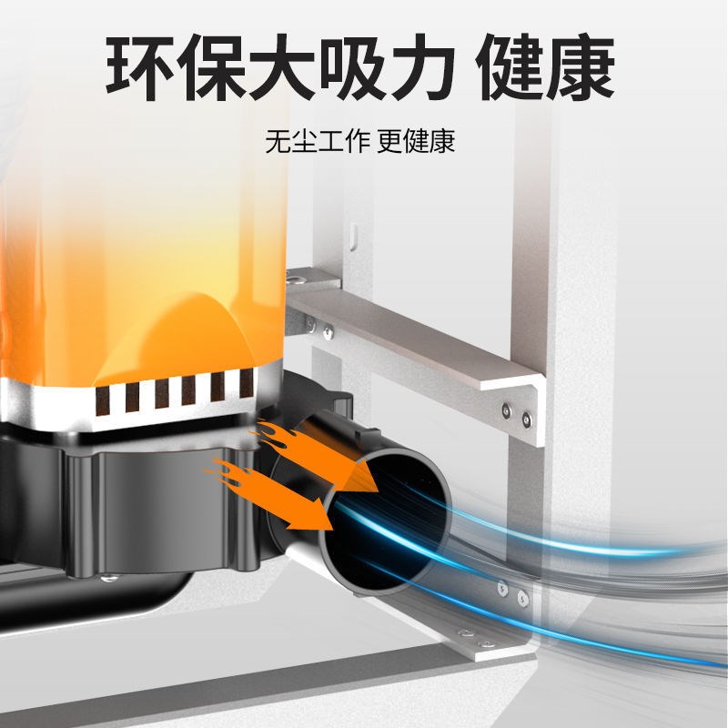 速发寸无尘倒装锯木工石膏板吸尘台锯地板锯裁板锯家用电圆锯