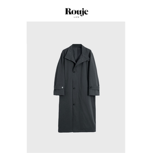 【现货】Rouje Life白鹿同款韩版经典中长款风衣百搭气质宽松外套