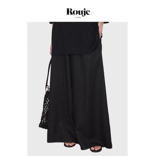 【现货】Rouje Life超阔山本裤轻凉亚麻裤女松弛遮胯藏肉大阔腿裤
