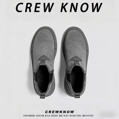 【法国CRW KNOW专柜】棉靴2025年冬季短筒雪地靴百搭短靴一脚蹬