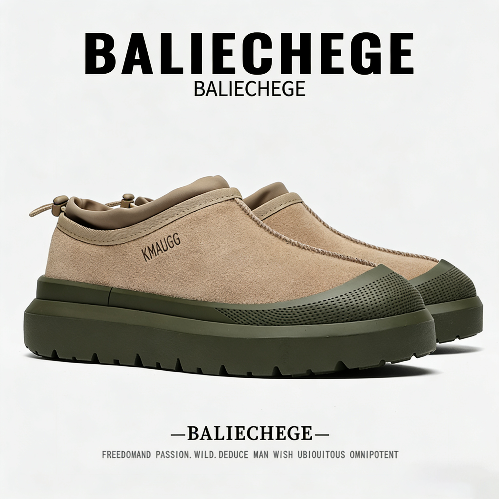 【法国BALIECHEGE专柜】男鞋户外休闲雪地靴轻便2025新款保暖鞋时