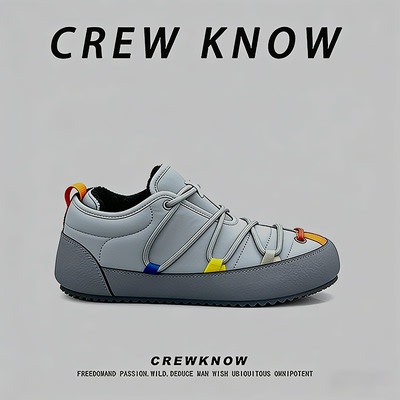 【法国CREW KNOW专柜】冬季棉内里短筒雪地靴防寒户外休闲保暖鞋