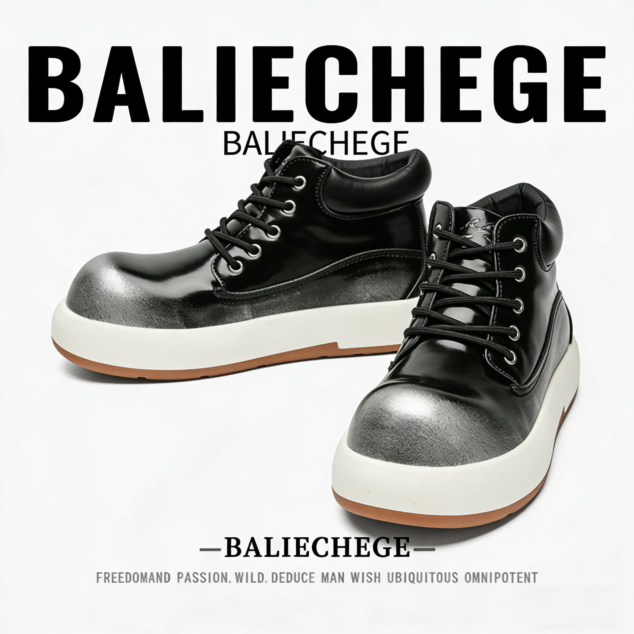 【法国BALIECHEGE专柜】英伦二层牛皮2025年秋季短筒系冬季马丁靴