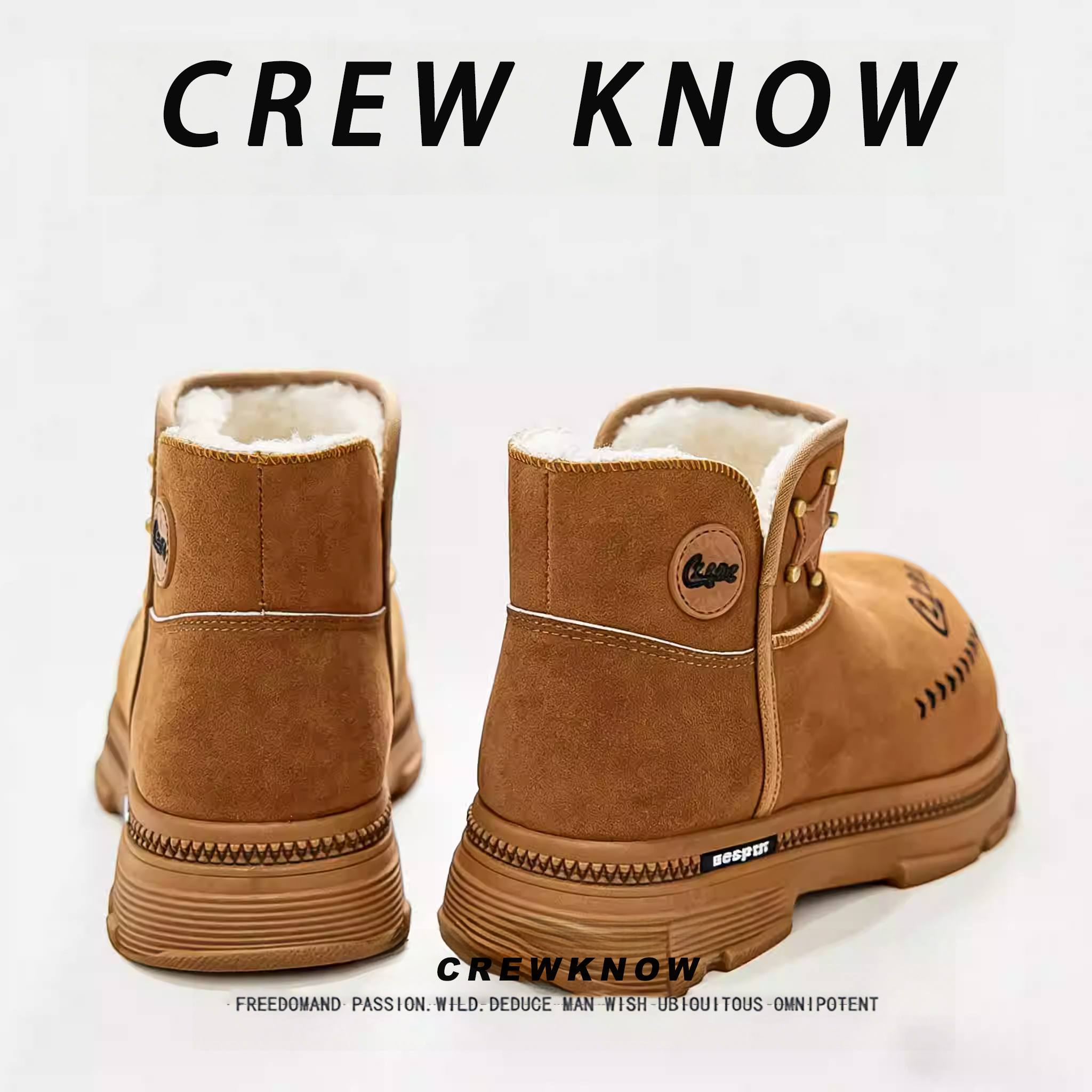 【法国BALIECHEGE专柜】棉靴高帮防滑雪地靴2025新款防寒皮毛一体