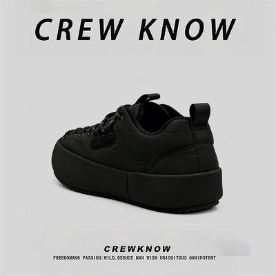 【法国CREW KNOW专柜】短筒雪地靴防寒棉内里轻便保暖鞋休闲风加