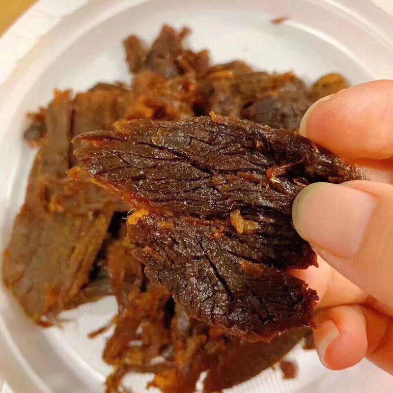 正宗湖岭五香桶装牛肉干温州特产香辣牛肉干旅游休闲宿舍小零食