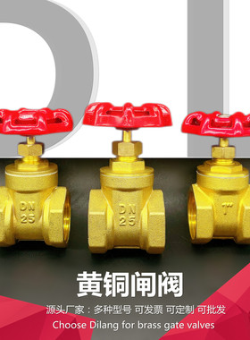 手轮闸阀黄铜耐高温全铜DN15DN20DN254分6分1寸2寸软硬密封