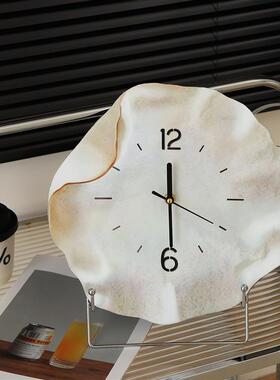 优选中古风创意桌面时钟摆件轻奢高档小众高级感客厅电视餐边柜装