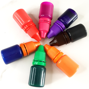 本店光敏印章所用的7种颜色快干印油10ml手账印油专用速干油墨