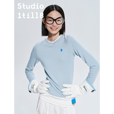 Studio1till8双色假两件T恤