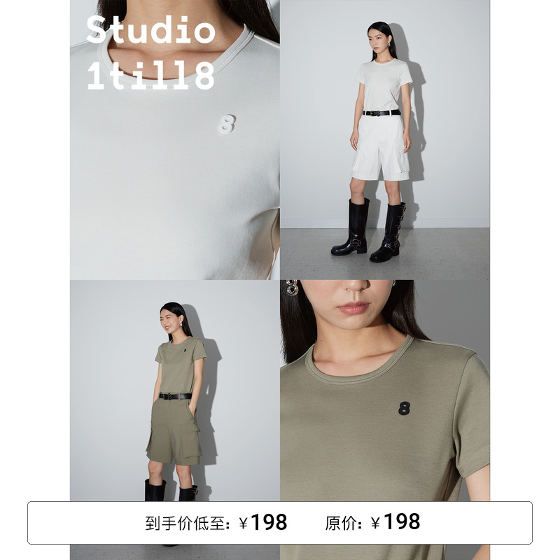 极简短袖Studio1till8运动感