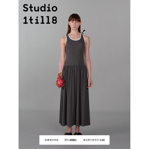 Studio1till8绳结背心连衣裙