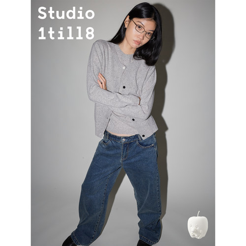 Studio1till8假两件针织毛衣
