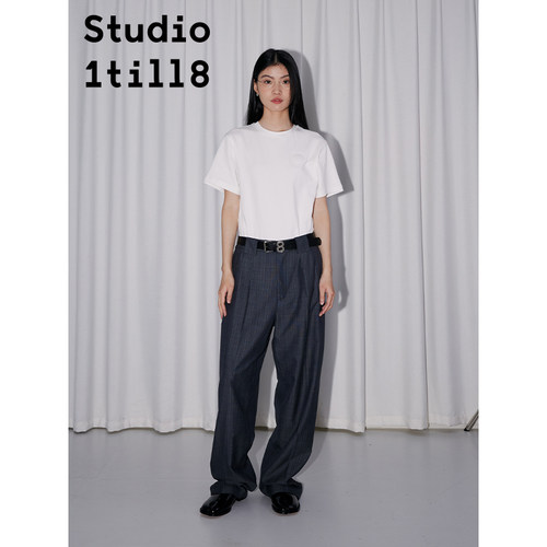 Studio1till8绵羊毛精纺西裤