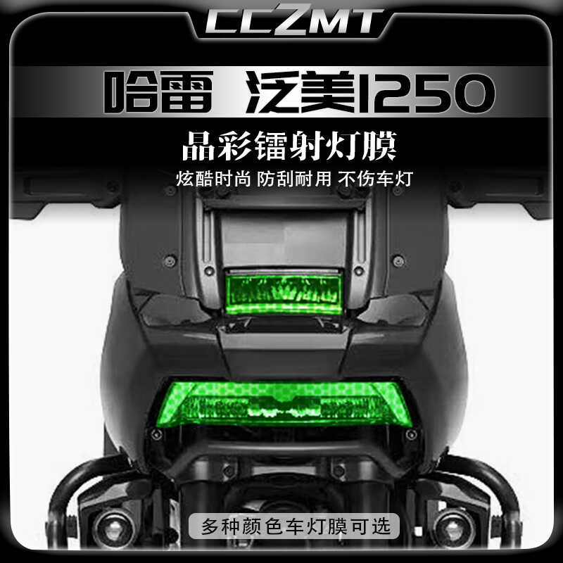 适用哈雷泛美1250ADV晶彩镭射膜