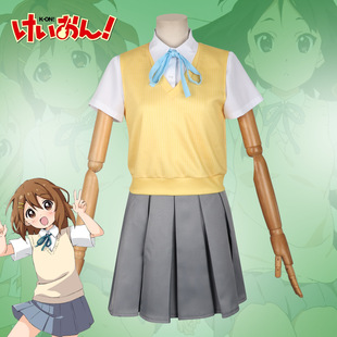 轻音少女平泽唯日cos服学院风少女制服cosplay动漫游戏休闲女套装
