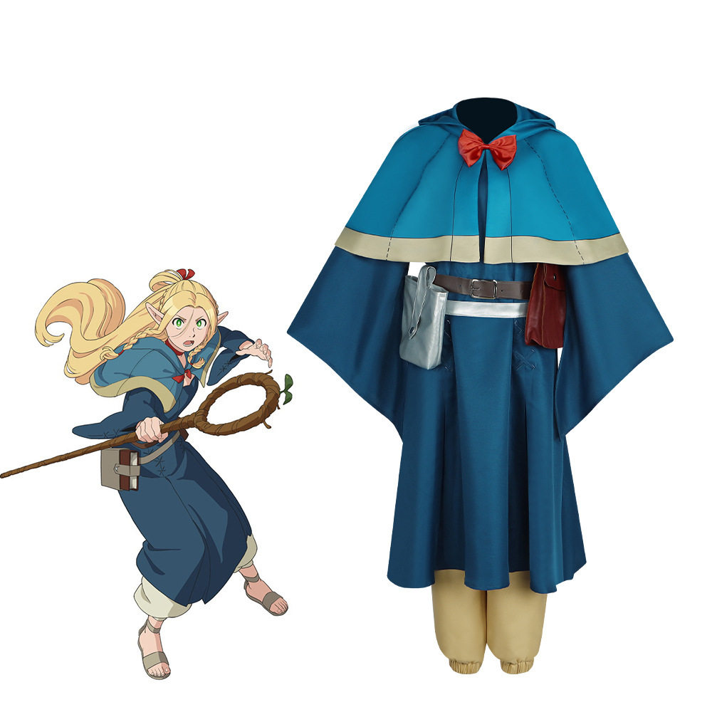 新番迷宫饭cos 半精灵魔法使玛露希尔cosplay二次元角色扮演服饰