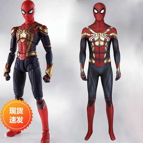漫天际蜘蛛侠3英雄无归彼得帕克同款同人cos服连体紧身衣J21028GA