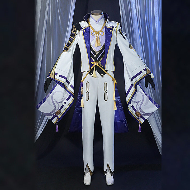 原神cos神里绫人稻妻和风和服COSPLAY游戏动漫服装男